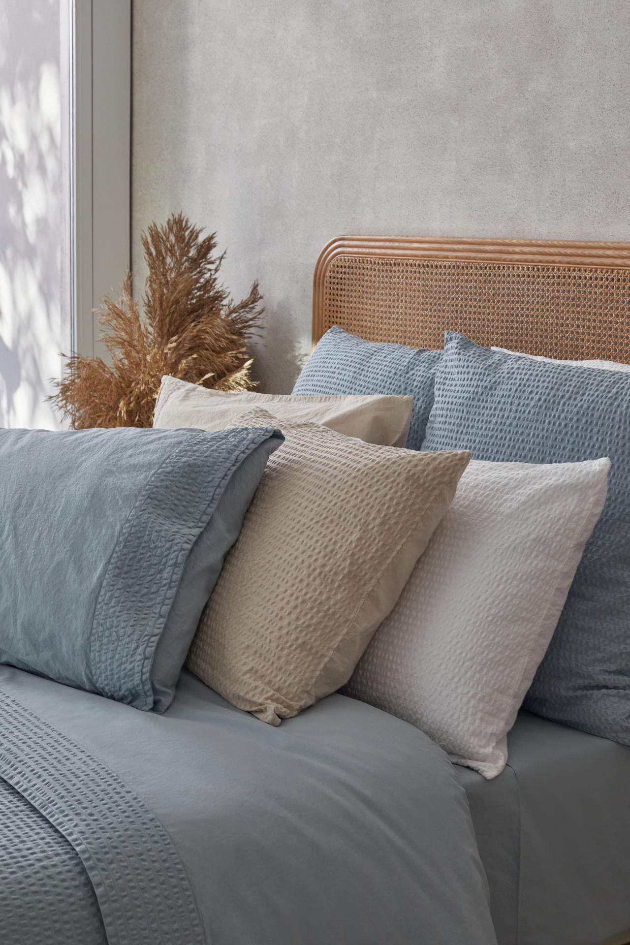 ✨ NEW ✨ Dekbedovertrek Percal Wafel Katoen - Zand