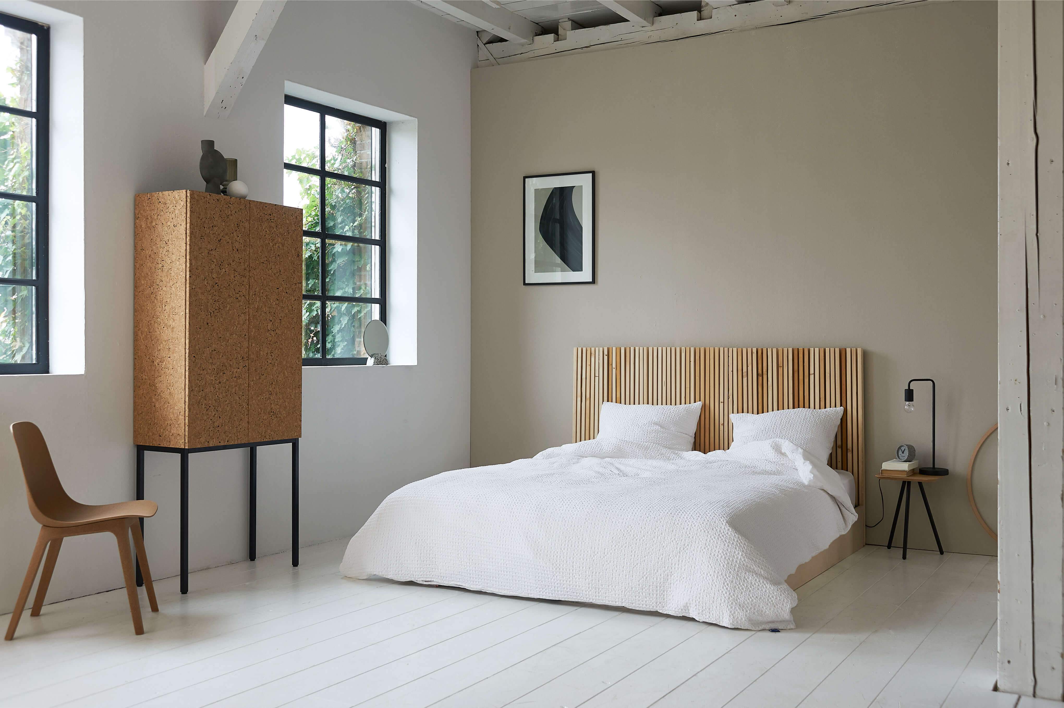 Van Morgen beddengoed - Cindy Says Hi - dekbedovertrek wit met wafelpatroon