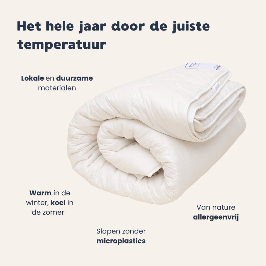 Comfort Line Dekbed van 100% Texelse wol