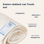 Wollen Zomerdekbed – 100% Texels Wol